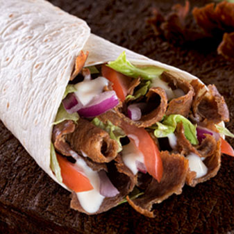 Fresh, yummy wraps from Calne Charcoal Grill